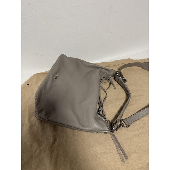 Botkier Shoulder Bag Womens Large Slouchy Hobo Purse Silver Hardware Leather - Picture 11 of 16